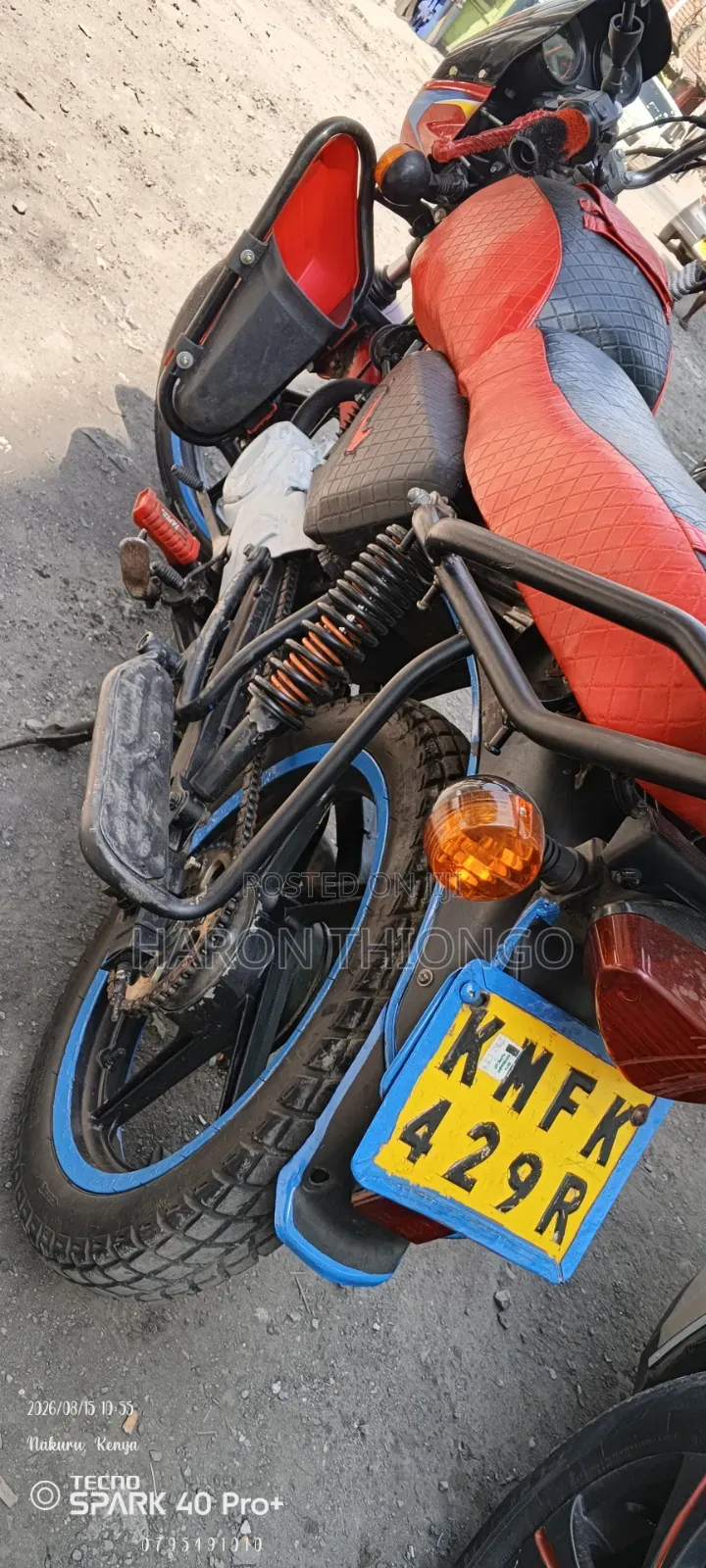 Bajaj Boxer 150 UG 2024 Red