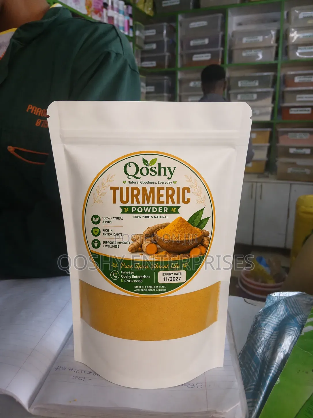 Qoshy Farm Fresh Tumeric Powder 250g