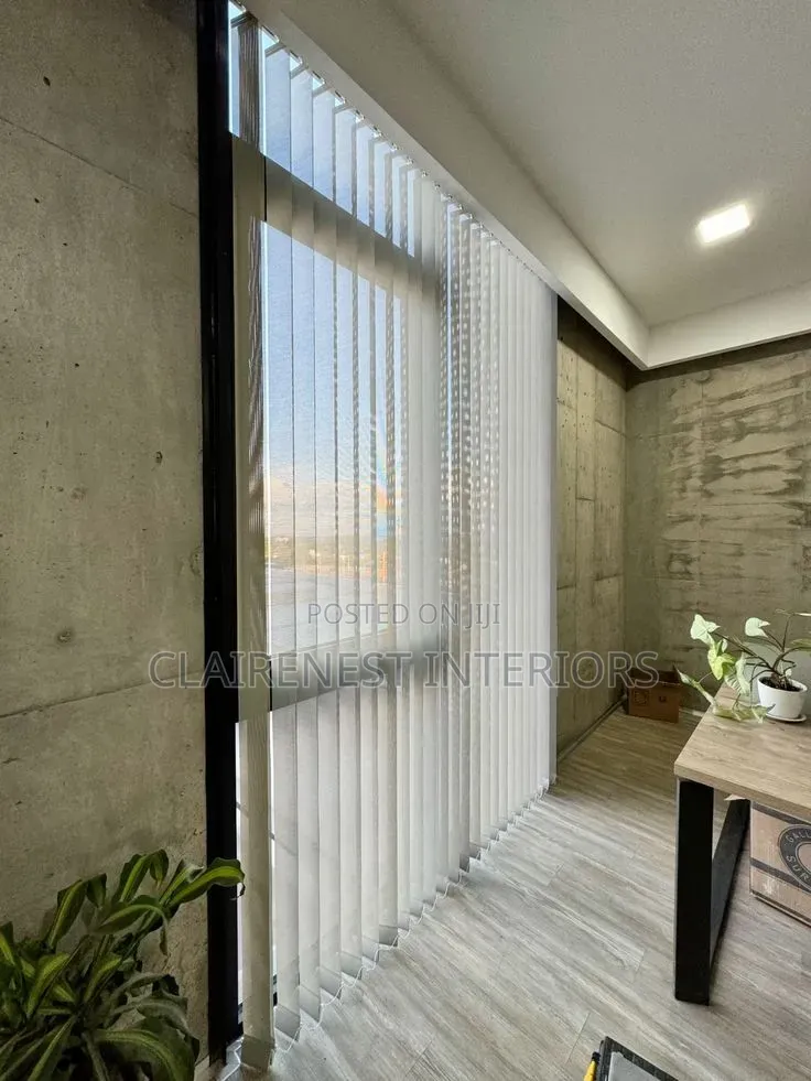 Living Room and Bedroom Plain Colour Vertical Blinds