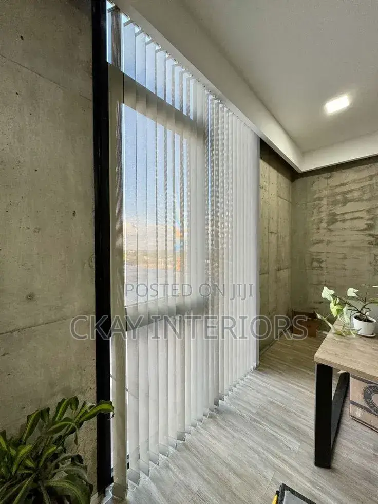 Living Room and Bedroom Plain Colour Vertical Blinds