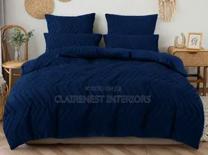 Navy Blue and White. Bedrooms Airbnbs Duvets