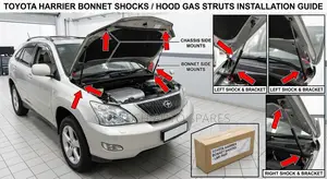 Toyota Harrier Bonnet Shocks/ Hood Gas Struts and Bonnet Lift Supports