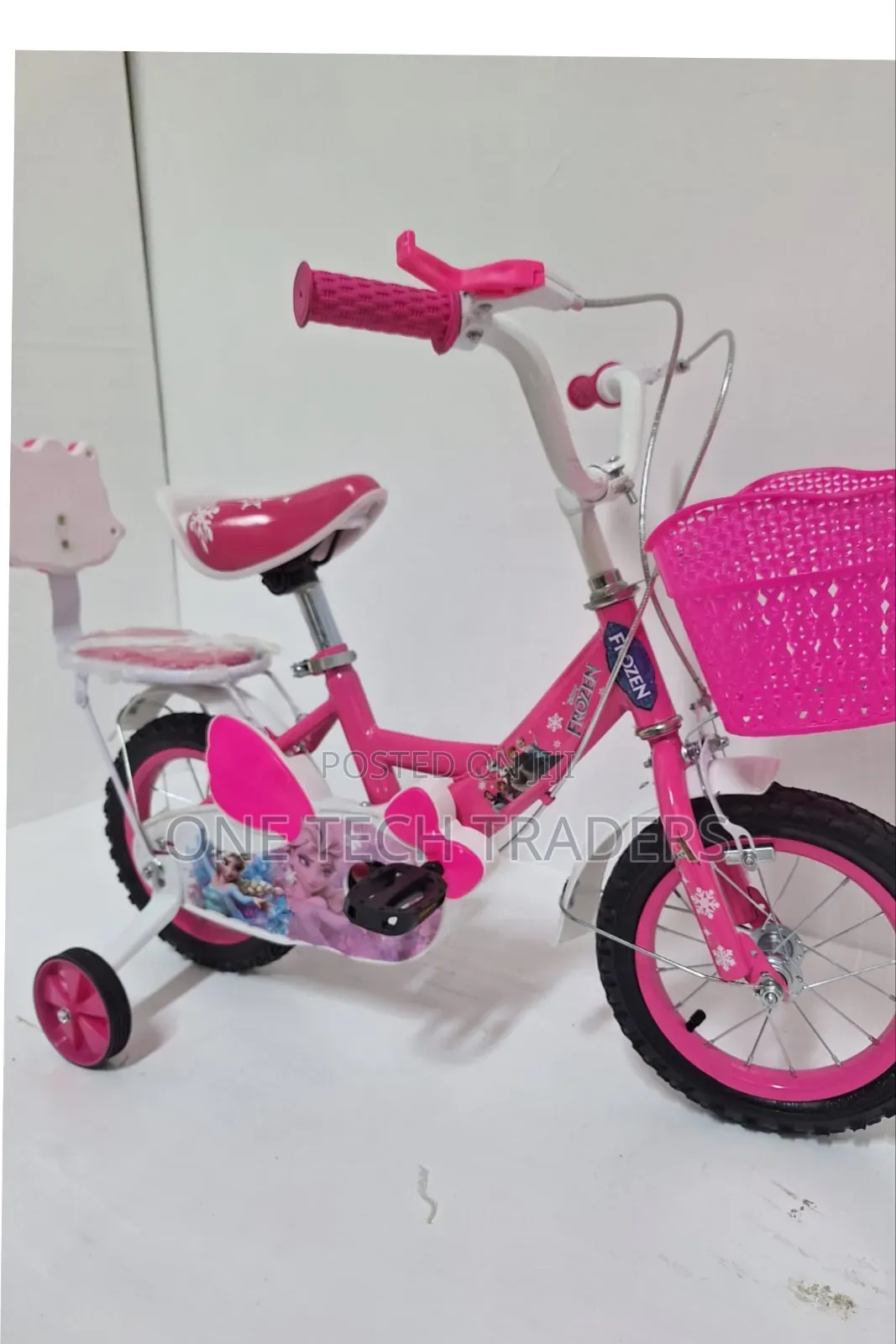 Bike Size 12 Frozen- Pink ( 2 to 4 Years)