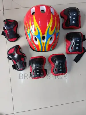 Kids Red Helmet – Stylish, Comfortable Protective
