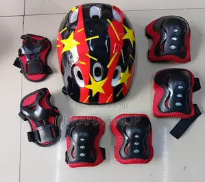 Kids Red Helmet – Stylish, Comfortable Protective