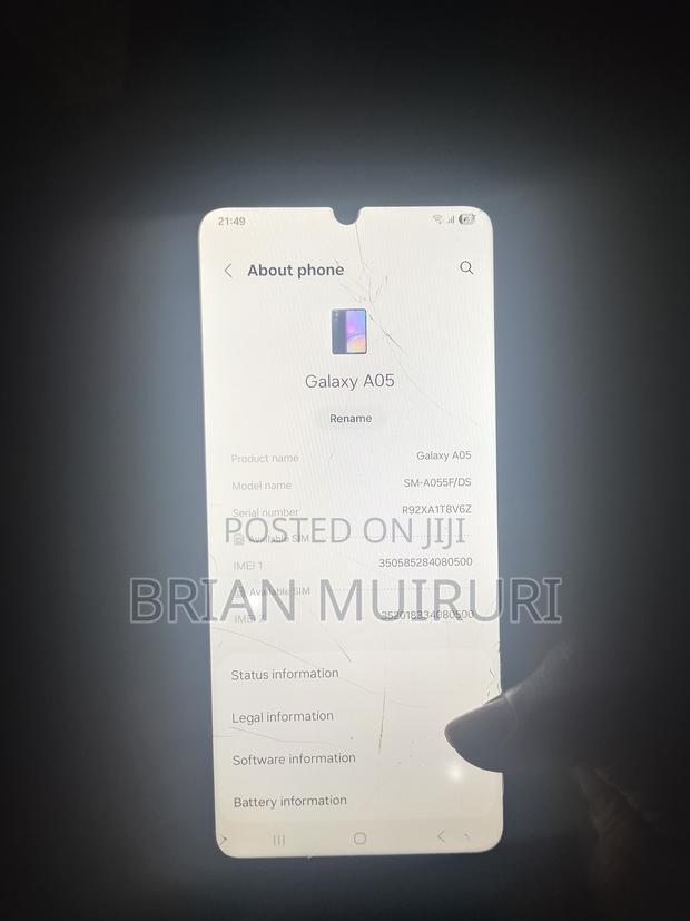 Samsung Galaxy A05 64 GB Black - main view