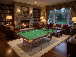 Folding Pool Table 6ft × 3ft