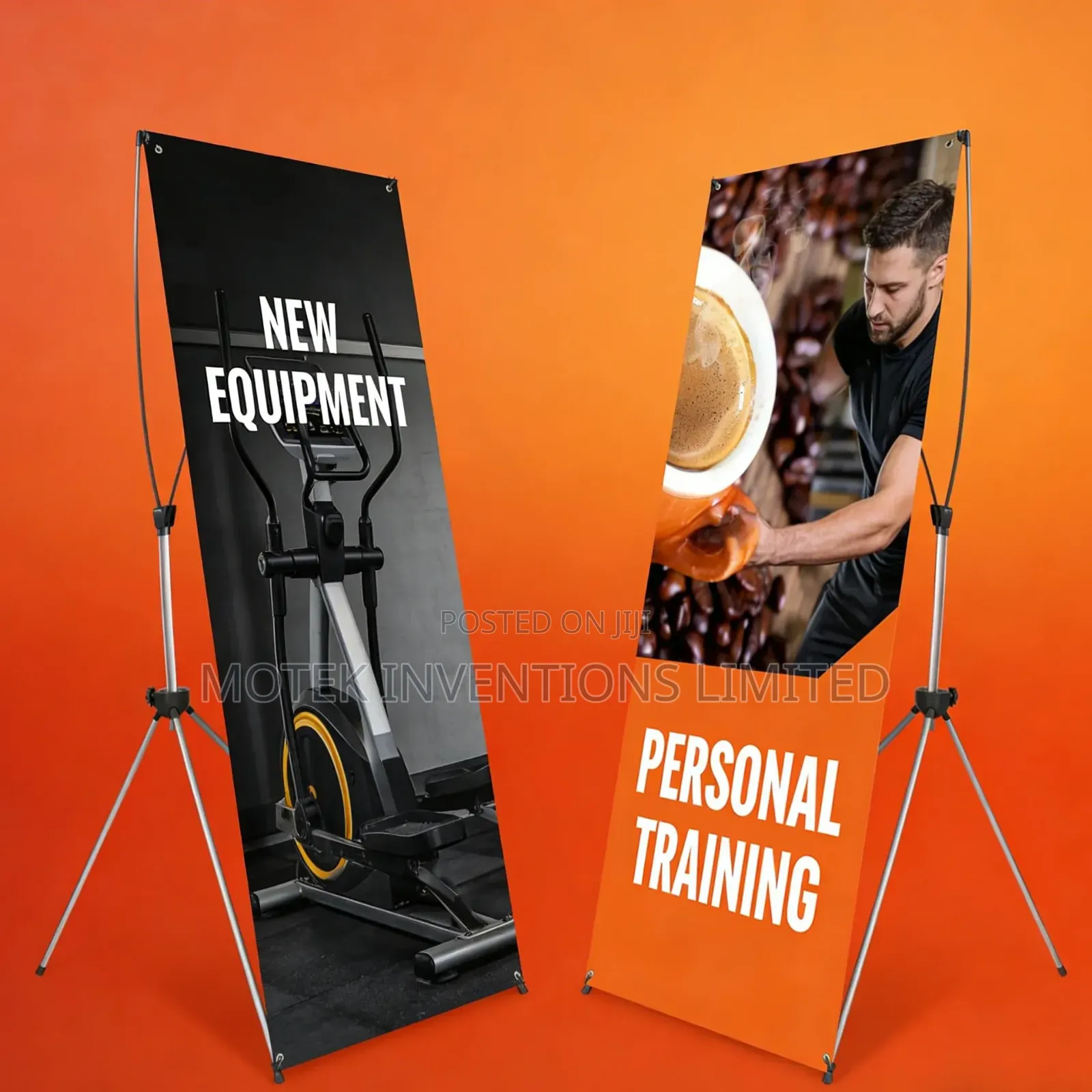 Portable Pole-Mounted Aluminum X Stand Adjustable Display