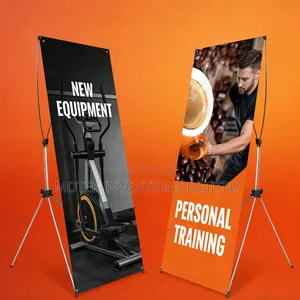 Portable Pole-Mounted Aluminum X Stand Adjustable Display