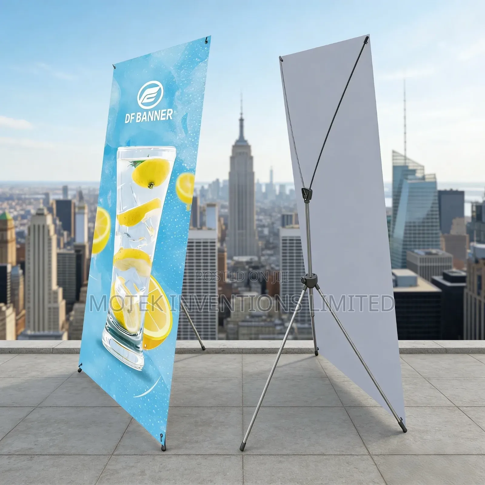 Portable Pole-Mounted Aluminum X Stand Adjustable Display