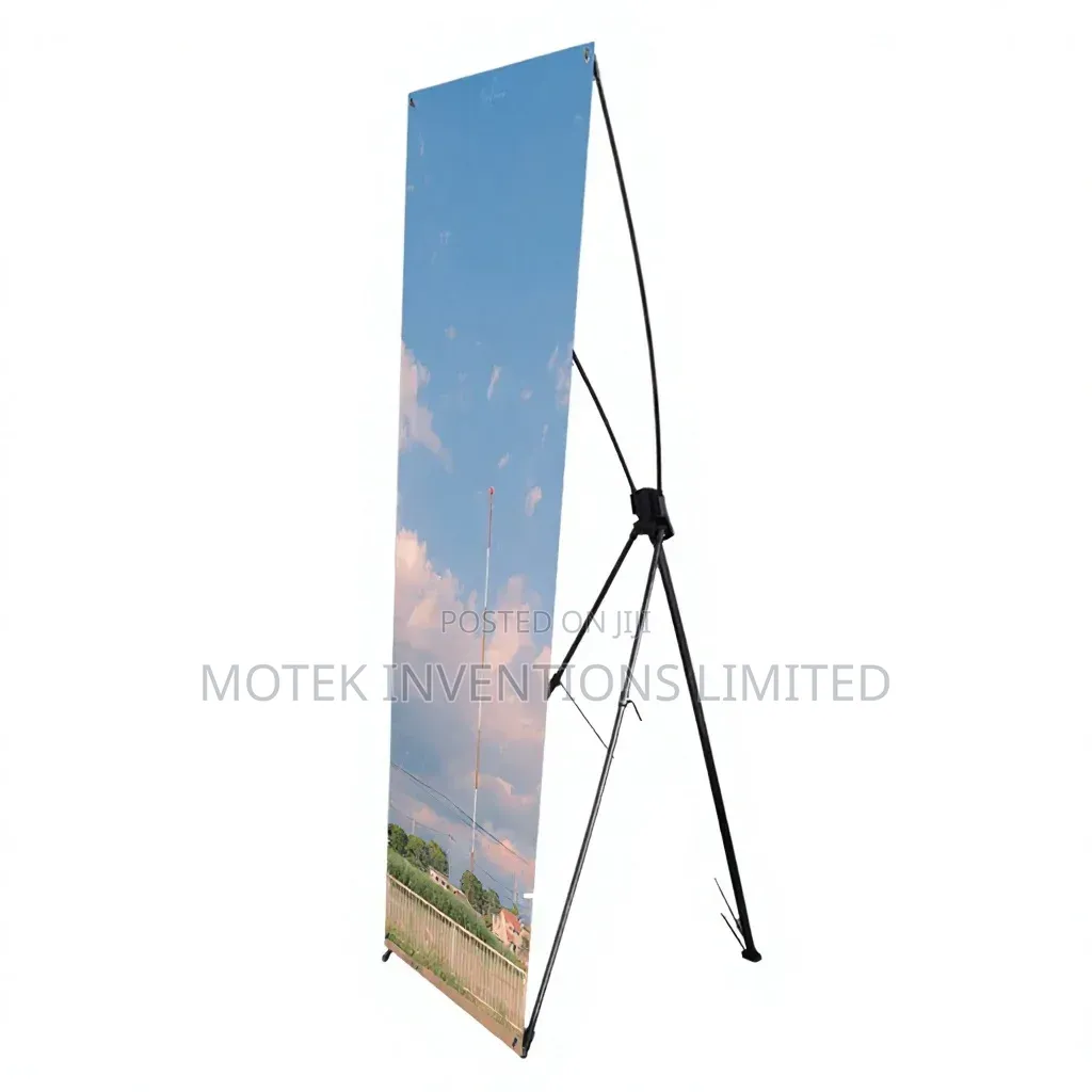 Portable Pole-Mounted Aluminum X Stand Adjustable Display