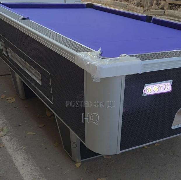 A Sports Pool Table With Amplified - main view