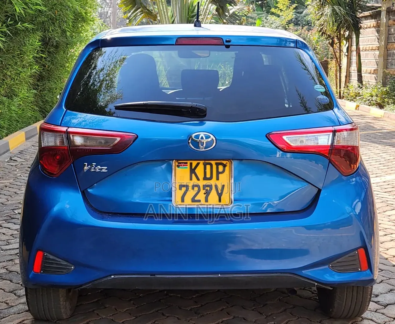 Toyota Vitz 2017 Blue