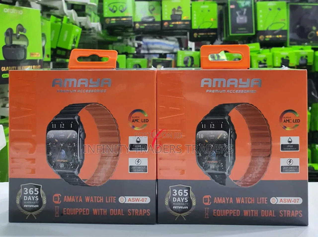 Amaya Watch Lite *ASW-07* AMOLED Smart Watch