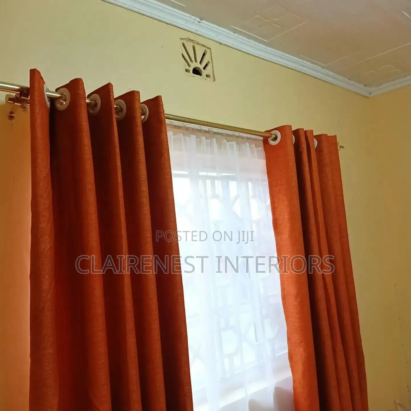 One Curtain, Endless Style With Blue and Orange Curtains