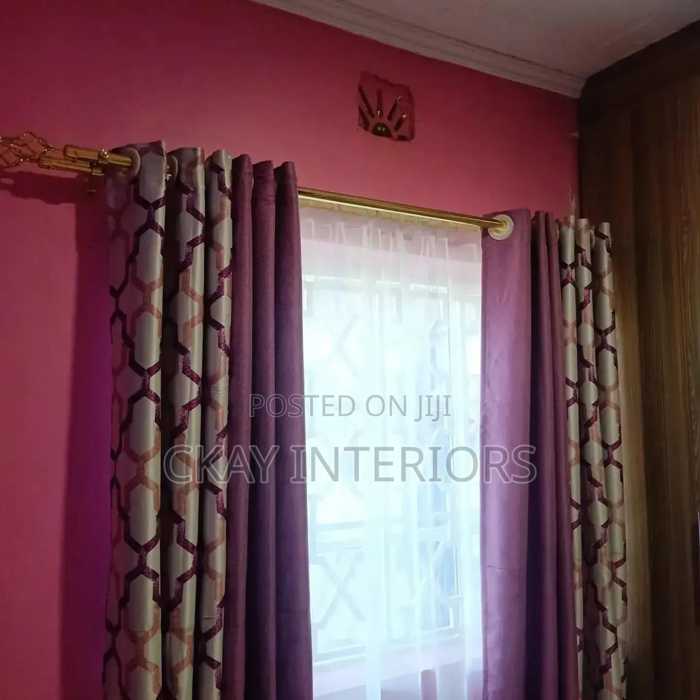 Elegant Curtains for Large Glass Windows.