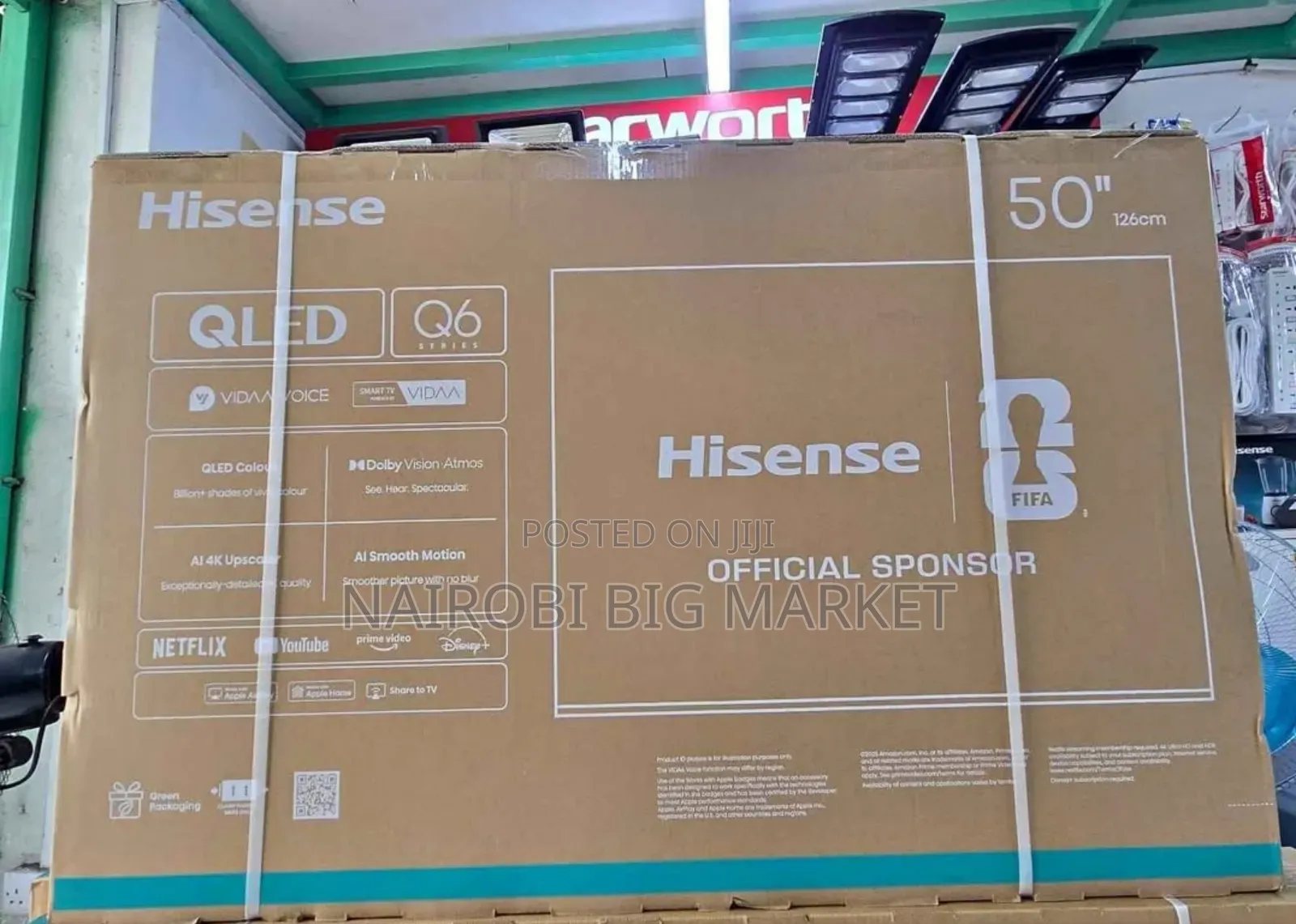 Hisense 43-Inch VIDAA Smart TV (A4 Series) - Netflix YouTube Ready