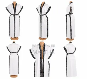 Long Satin Kimono Robe
