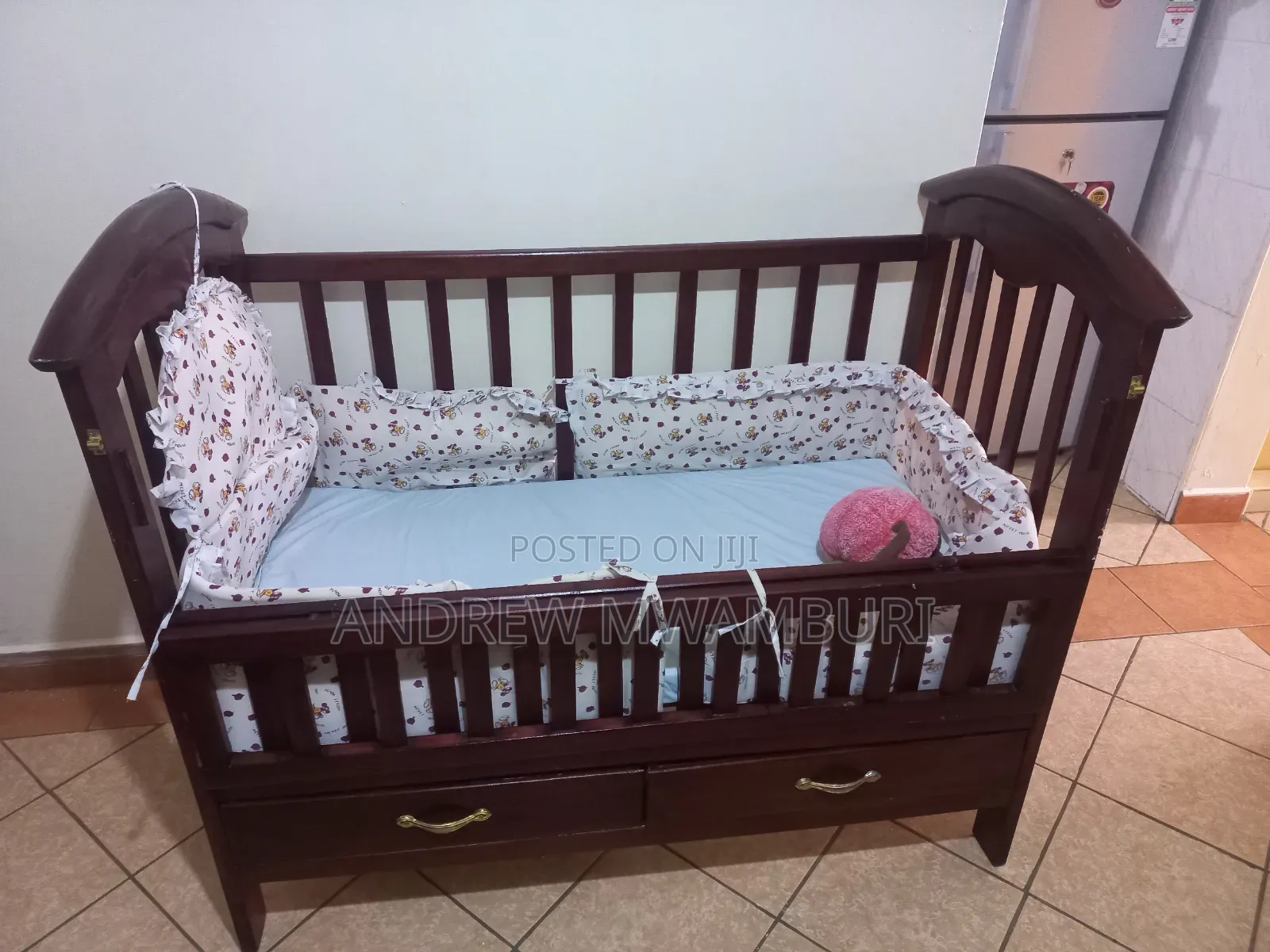 Baby Crib With Drawers