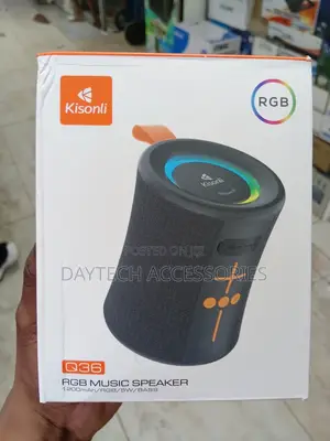 Kisonlii Portable Bluetooth Speaker Q36 With RGB Light.