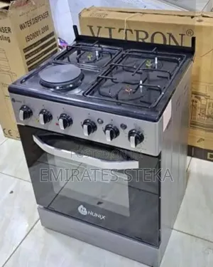 Nunix 60×60 3+1 Free Standing Cooker With Electric Oven