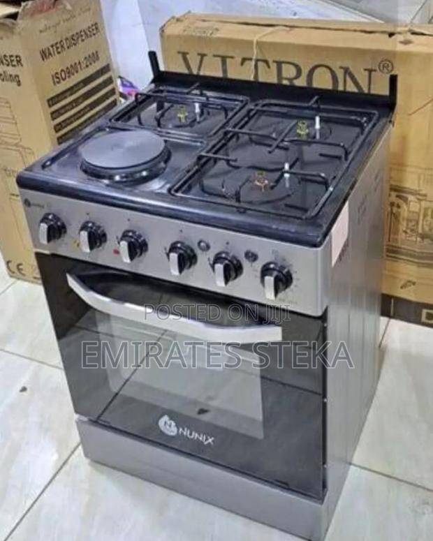 Nunix 60×60 3+1 Free Standing Cooker With Electric Oven