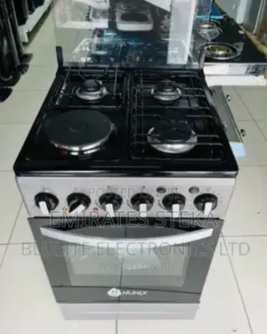 Nunix Free Standing 60X60 3 Gas Jet Pool Burners +1Rapid Plate,Cooker