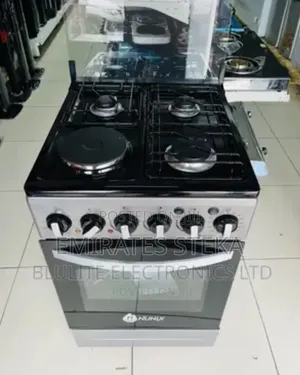 Nunix Free Standing 60X60 3 Gas Jet Pool Burners +1Rapid Plate,Cooker
