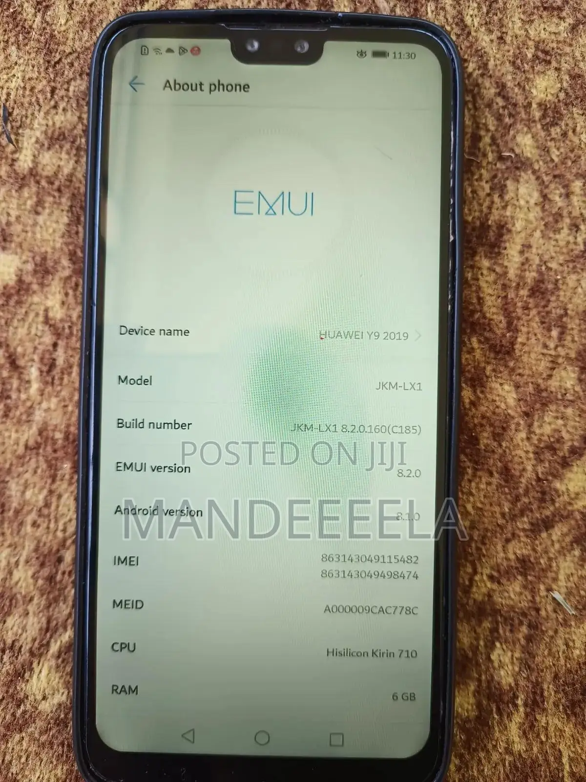 Huawei Y9 2019 128 GB Blue