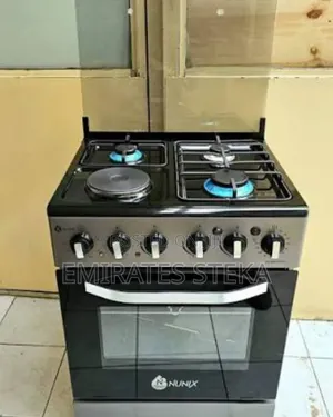 Nunix New Model 50*55 Standing Cooker 3+1 With Electric Oven.