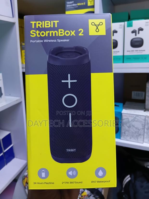 Tribit StormBox 2 34-Watt Wireless Bluetooth Speaker - Black
