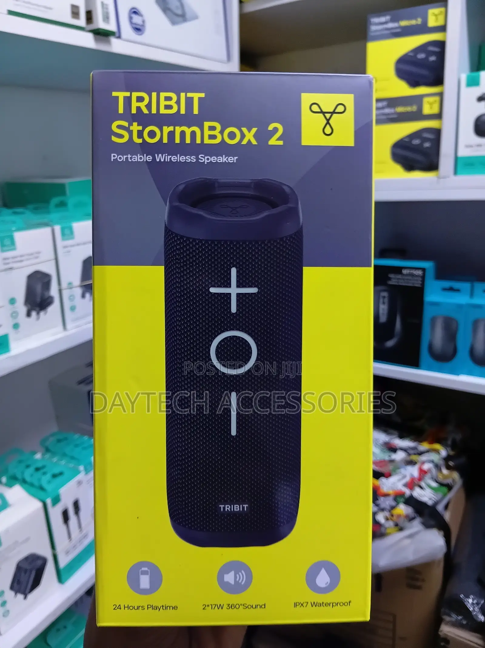 Tribit StormBox 2 34-Watt Wireless Bluetooth Speaker - Black
