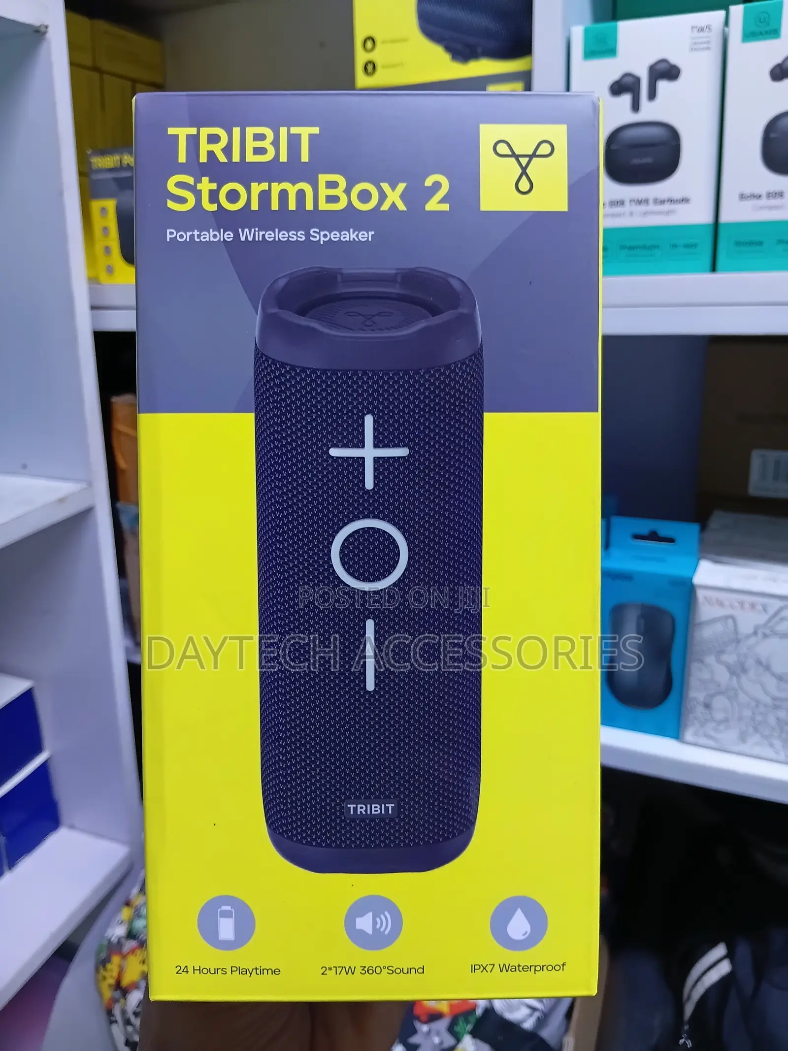 Tribit StormBox 2 Bluetooth Speaker 34W 360° Sound 24H Playtime.