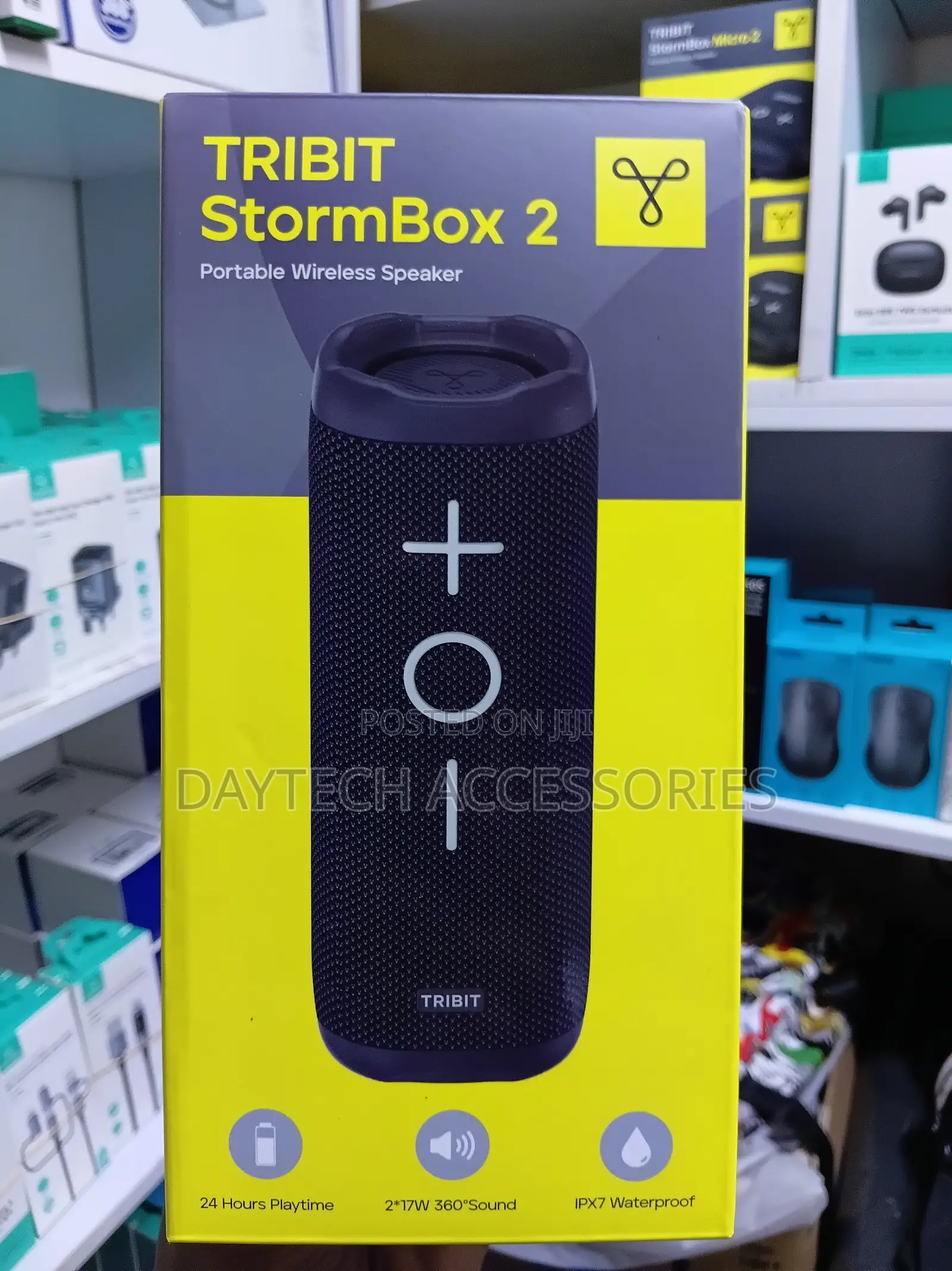 Tribit StormBox 2 Bluetooth Speaker 34W 360° Sound 24H Playtime.