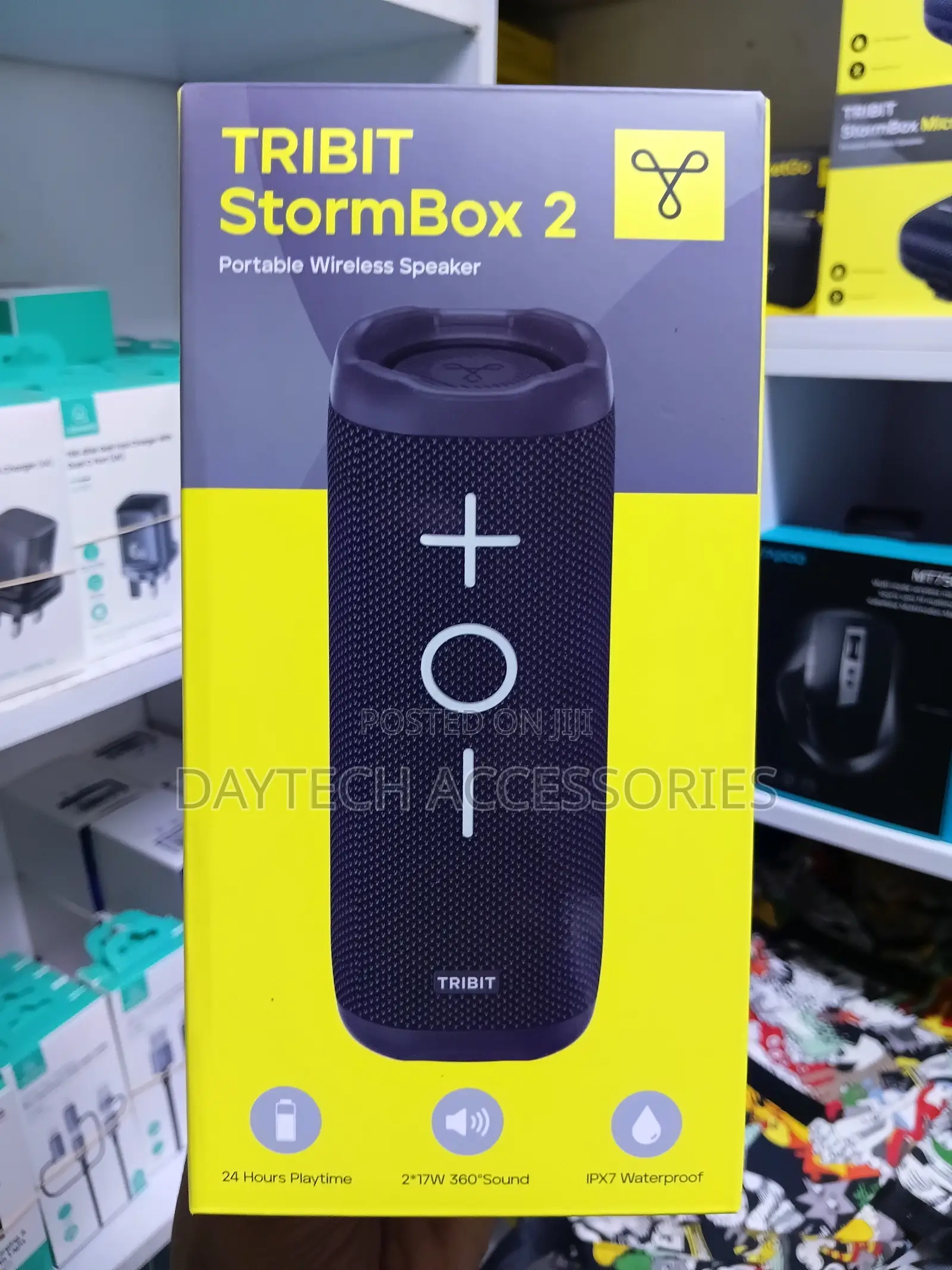 Tribit StormBox 2 Bluetooth Speaker 34W 360° Sound 24H Playtime.