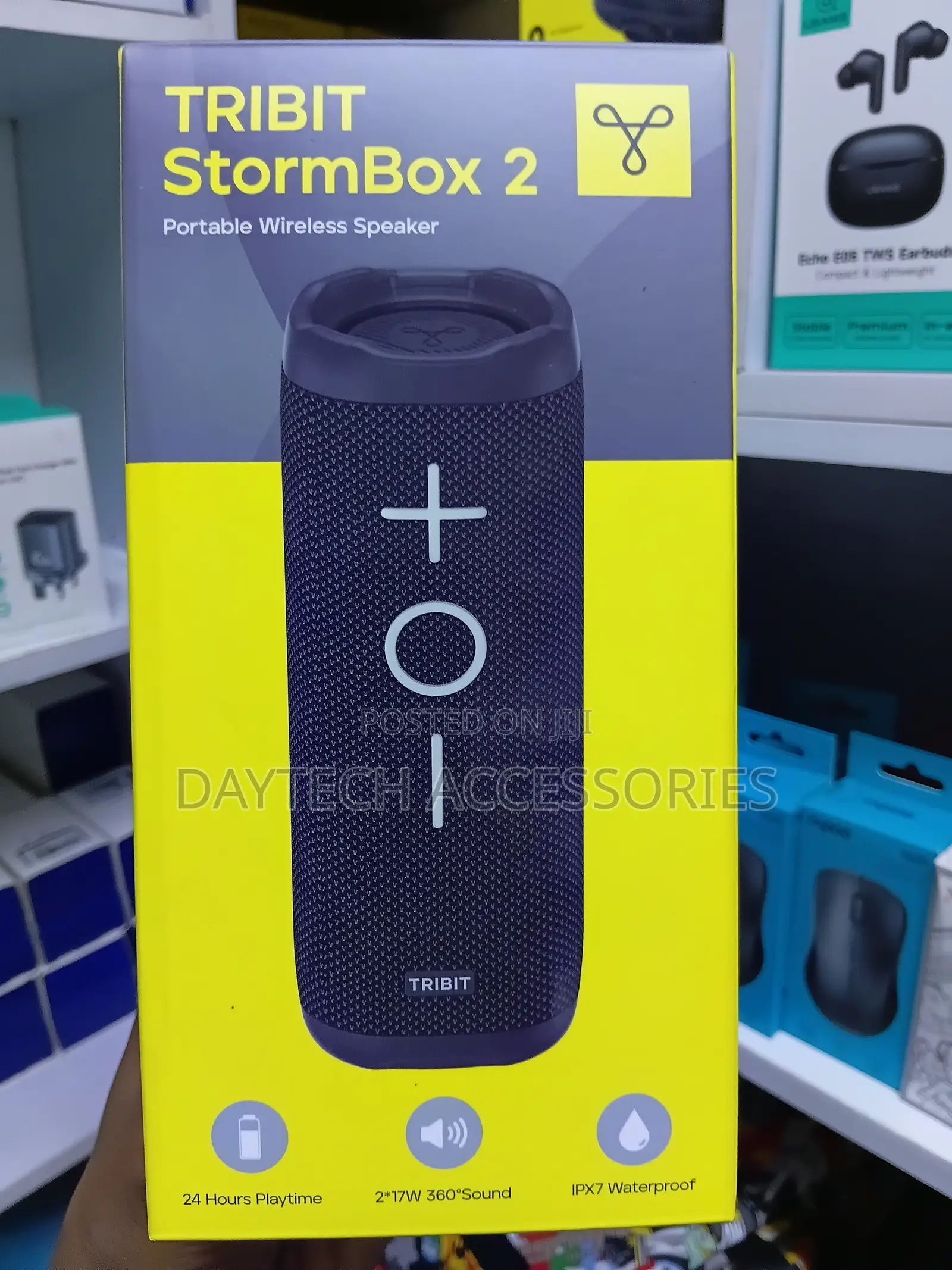 TRIBIT StormBox 2 Portable Bluetooth Speaker 34W Power IPX7 Waterproof