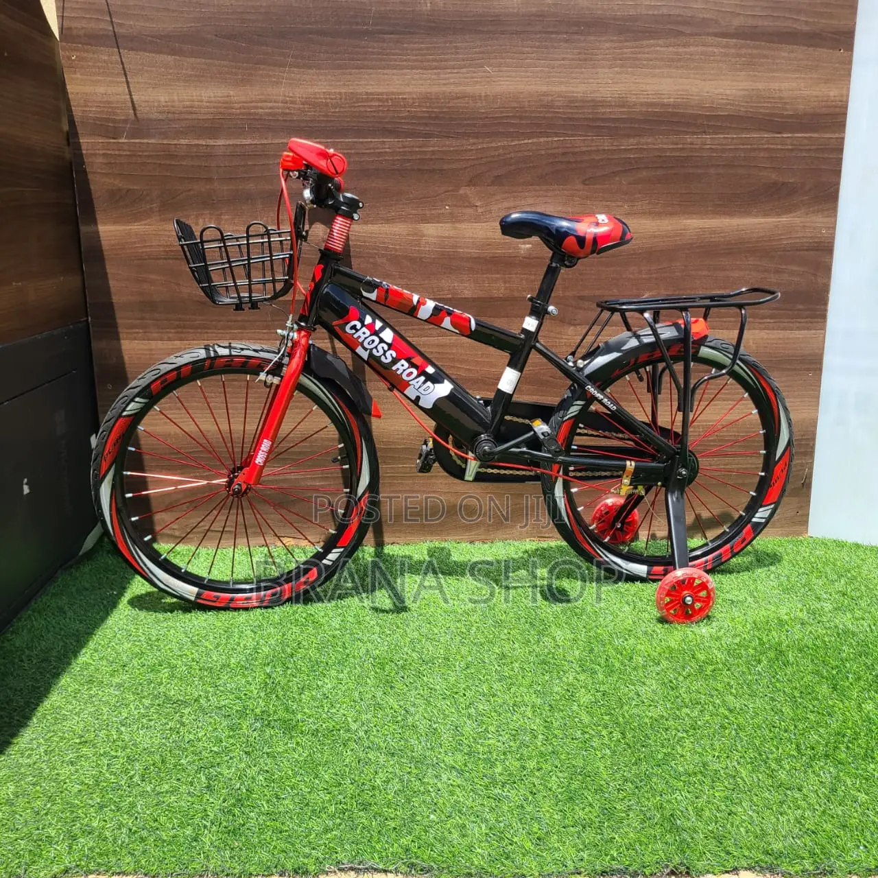 Red Cross Road Sport BMX-Style Kids' Bicycle.