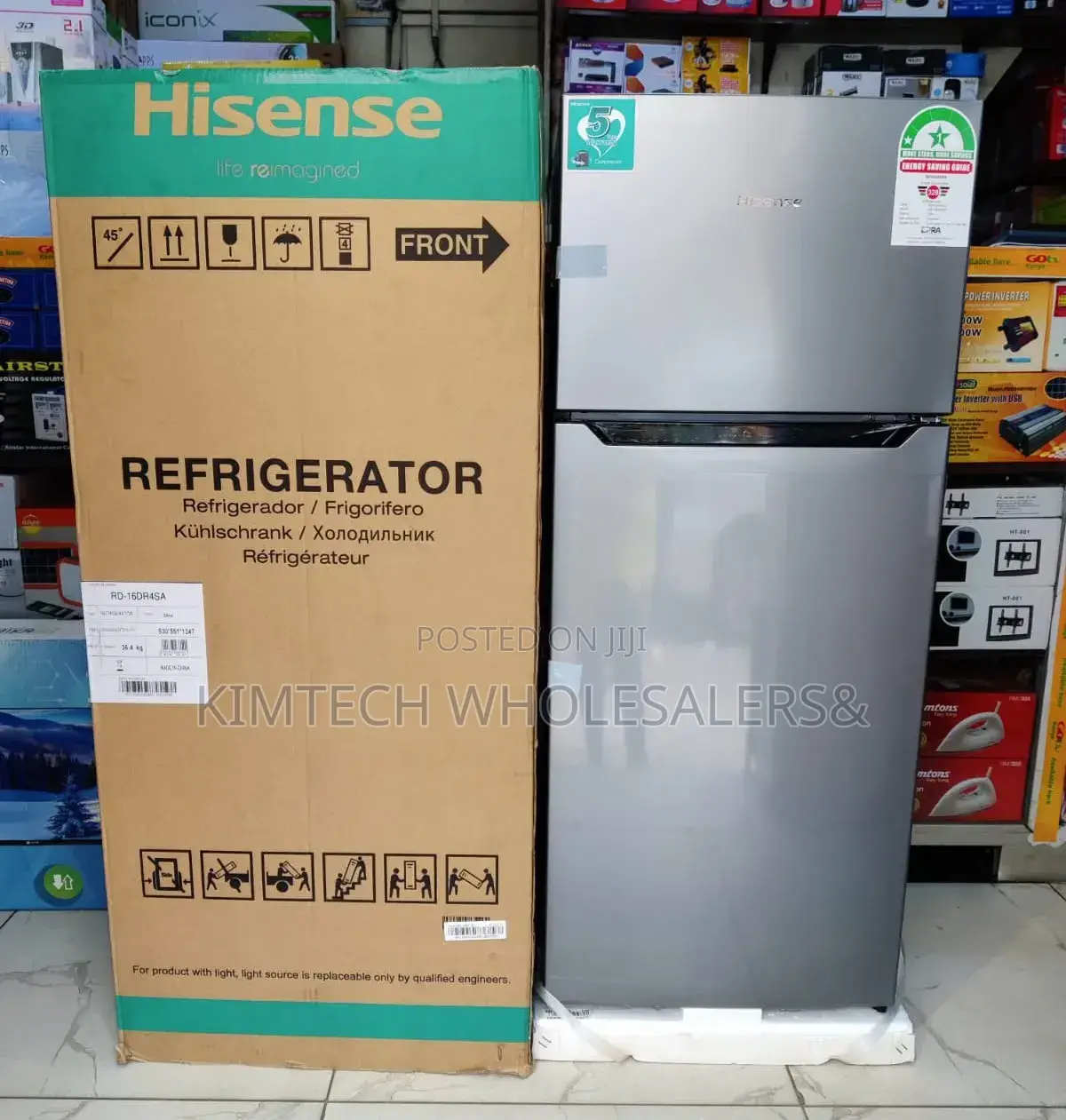 Hisense RD-16DR4SA 120-Liter Double-Door Refrigerator
