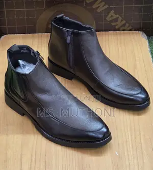 Men’s Leather Formal / Casual Ankle Boots Size 40-45