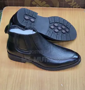 Men’s Slip on Leather Official / Casual Bootams Size 40-45