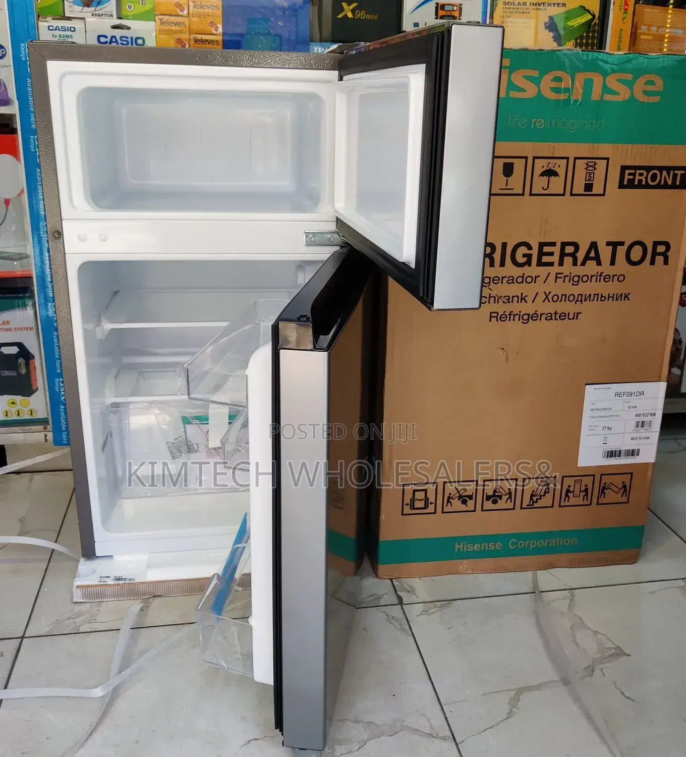 Hisense 94 Litres Double Door Mini-Fridge (Model REF091DR)