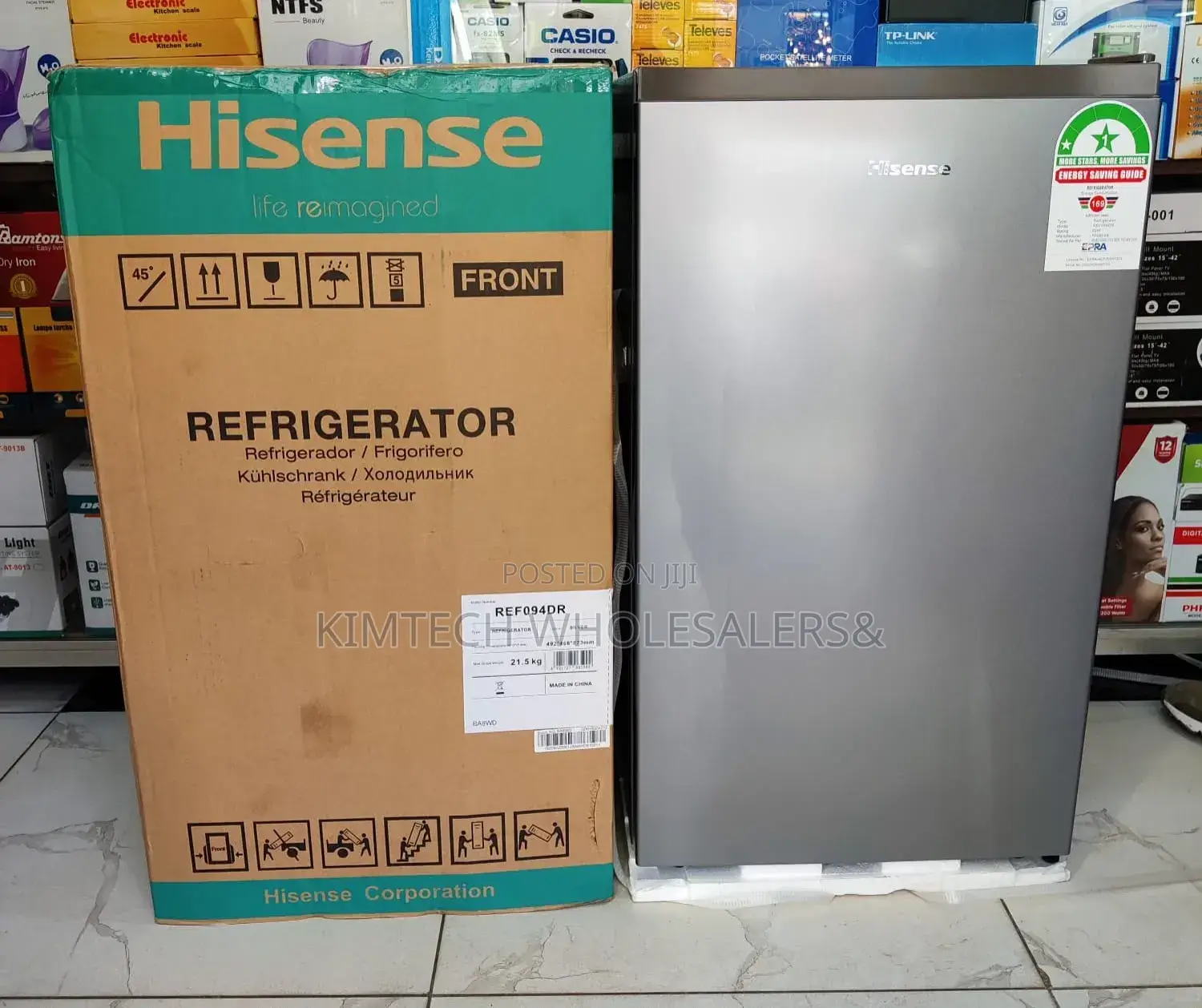 Hisense REF094DR Single-Door Refrigerator With a 94-Liter
