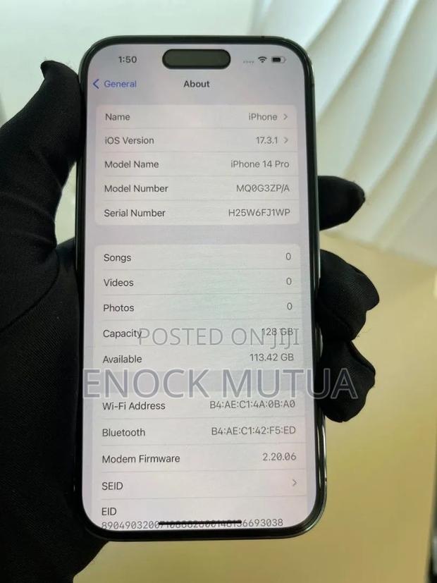 Apple iPhone 14 Pro 128 GB Purple - thumbnail 3