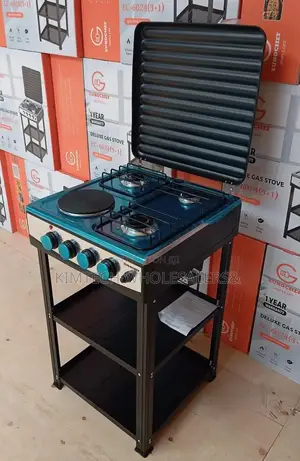 Eurochef EC-6024 3gas +1electric Deluxe Gas Stove Standing Cooker*