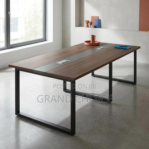 Modern Office Boardroom Conference Table - main view