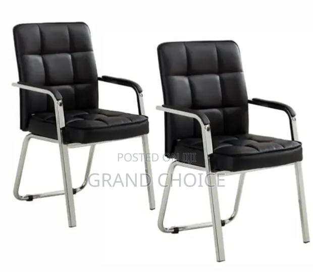 Executive Leather Visitor Chair - thumbnail 2