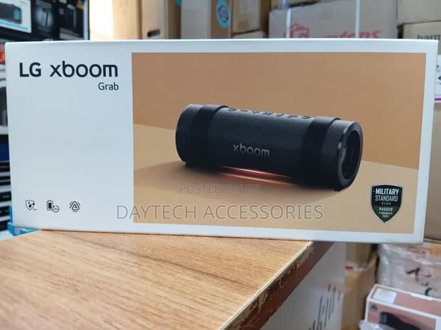 LG XBoom Grab Portable Bluetooth Speaker.