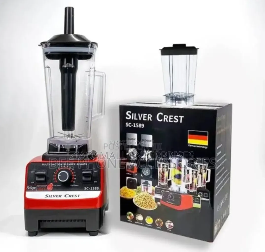 Silver Crest Heavy Duty 2-in-1 Blender With Grinder