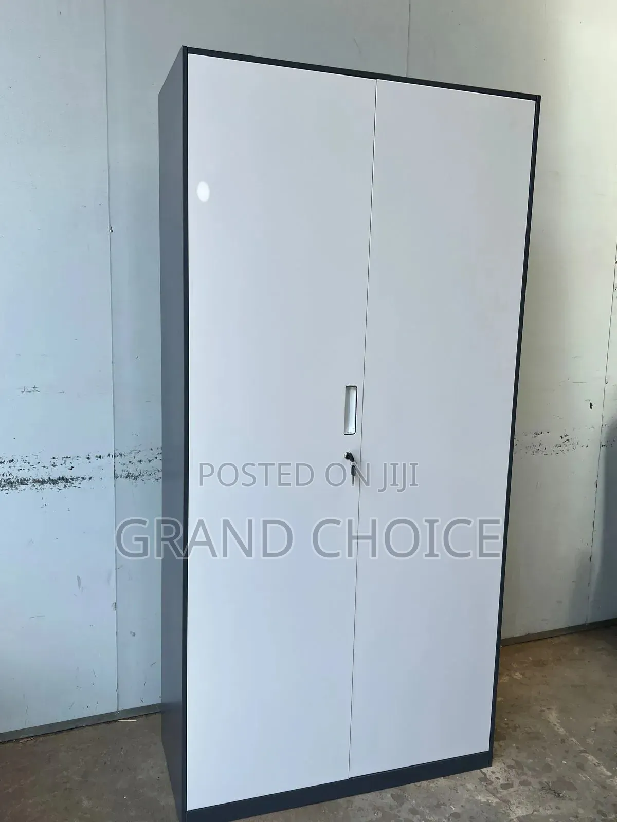 2 Door Office Storage Cabinet With Lock.