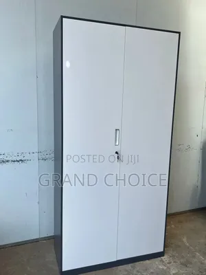 2 Door Office Storage Cabinet With Lock.
